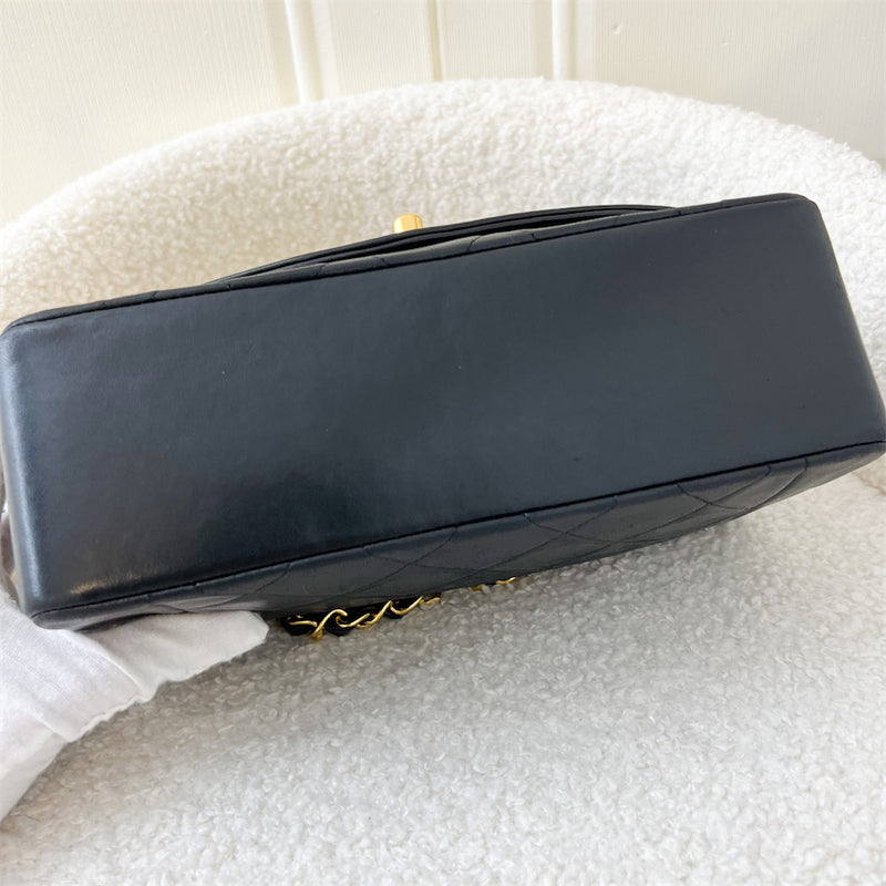 Chanel Small (22cm) Diana Flap in Black Lambskin 24K GHW