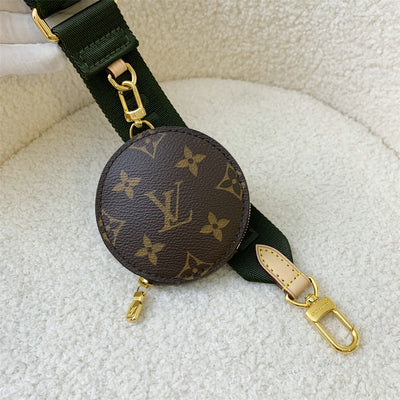 LV Multi Pochette Accessoires MPA in Monogram Canvas, Khaki Strap and GHW