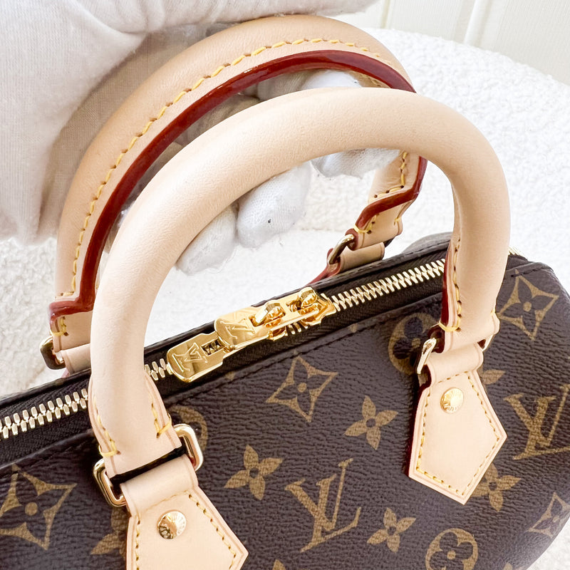 LV Speedy Bandouliere 20 in Monogram Canvas and Black Patterned Strap –  Brands Lover