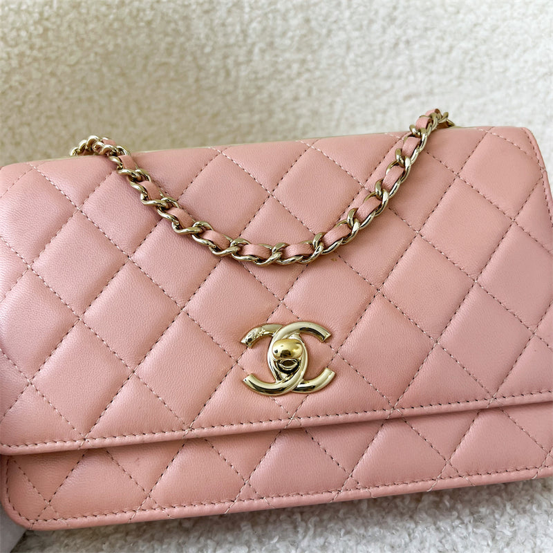 Chanel 20S Pink Trendy CC Wallet on Chain LGHW