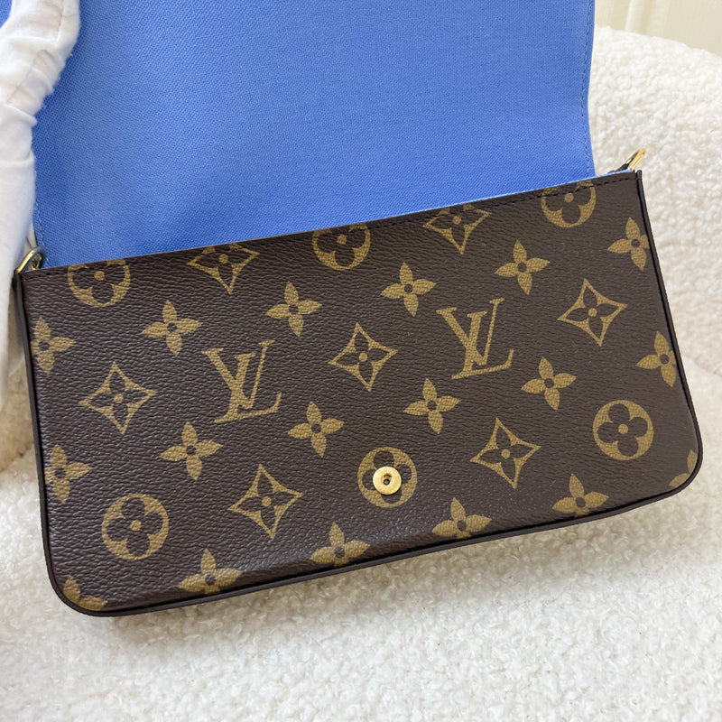 LV Felicie Pochette (Vivienne in Great Wall of China) in Monogram Canvas GHW