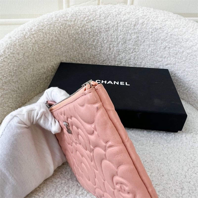 Chanel Mini O Case in Pink Camelia Calfskin AGHW