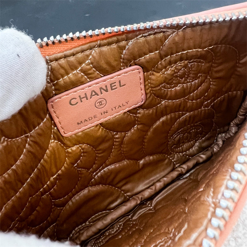 Chanel Mini O Case in Pink Camelia Calfskin AGHW