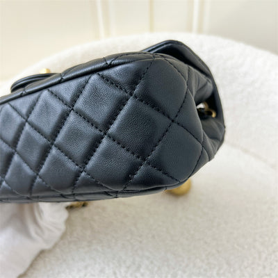 Chanel Pearl Crush Mini Rectangle Flap in Black Lambskin AGHW