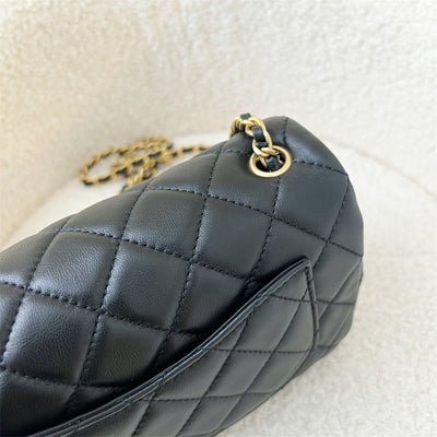 Chanel Pearl Crush Mini Rectangle Flap in Black Lambskin AGHW