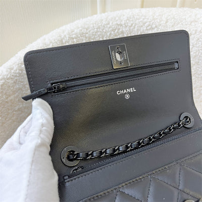 Chanel Trendy CC Wallet on Chain WOC in Black Lambskin Black HW