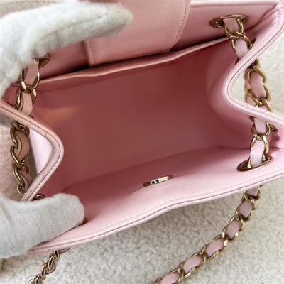 Chanel 22S Bucket Bag in Light Pink Caviar LGHW