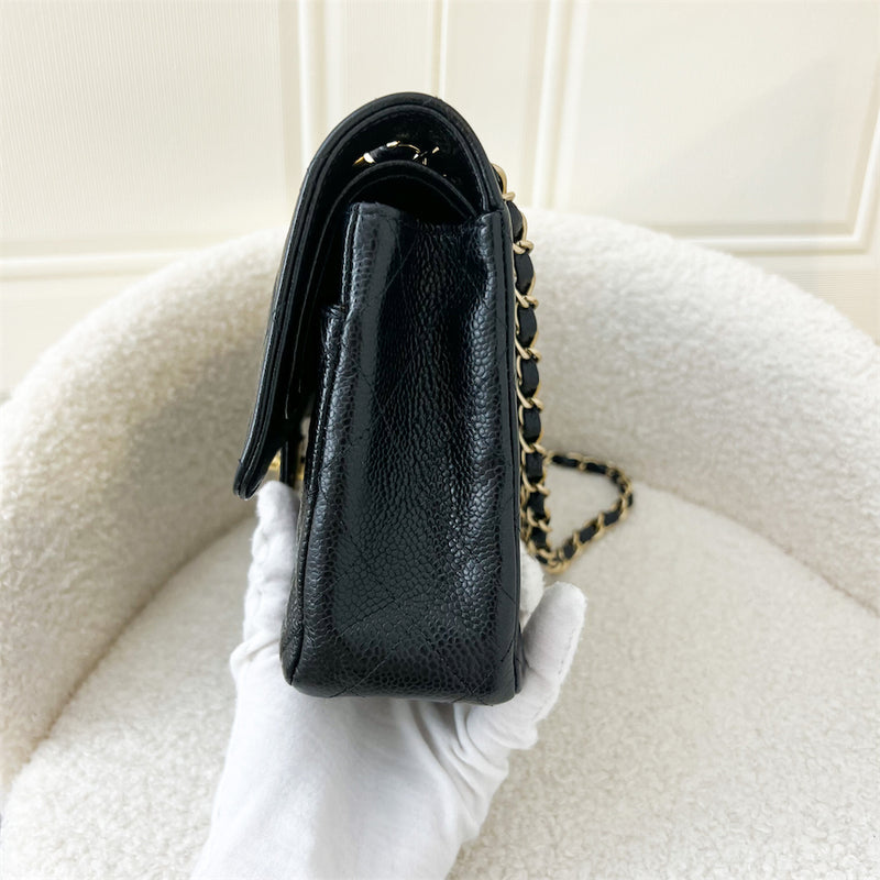 Chanel Vintage Medium Classic Flap CF in Black Caviar 24K GHW – Brands Lover