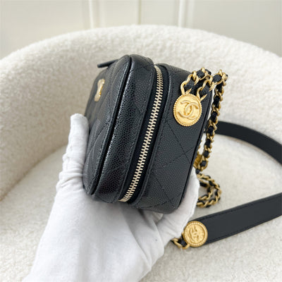 Chanel Twist Your Buttons Mini Camera Bag in Black Caviar AGHW