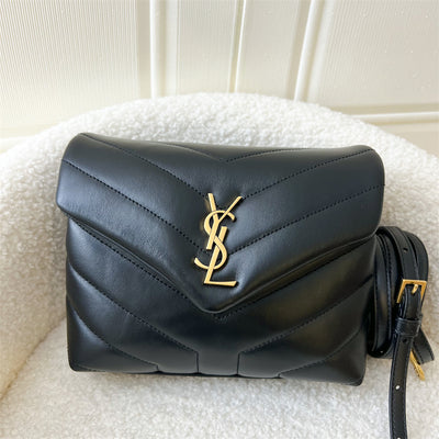 Saint Laurent YSL Toy Loulou in Black Calfskin AGHW