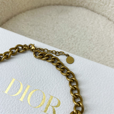 Dior Classic CD Navy Choker in AGHW