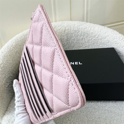 Chanel Classic Phone Pouch / Holder in 22B Pink Caviar LGHW