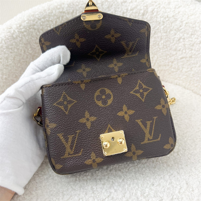 LV Micro Metis in Monogram Canvas GHW