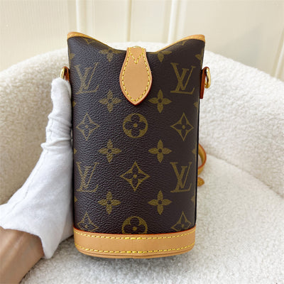 LV Fold Me Mini Bag in Monogram Canvas GHW