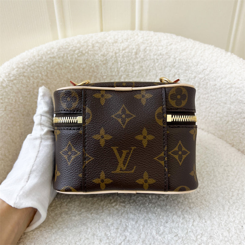 LV Nano Nice in Monogram Canvas GHW