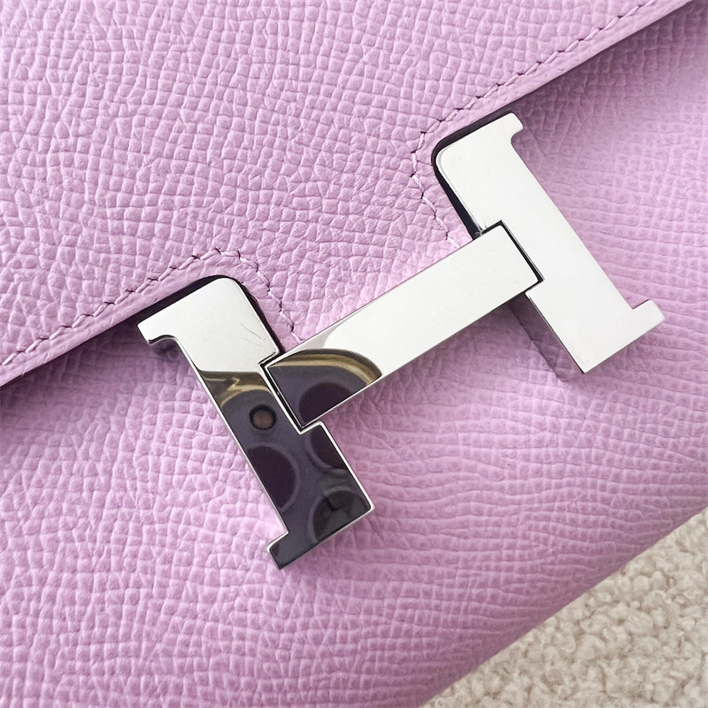 Hermes Constance To Go (WOC) in Mauve Sylvester Epsom Leather PHW