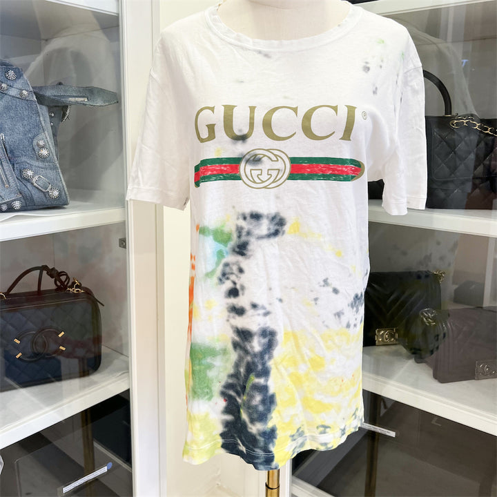 Gucci tie dye fashion shirt