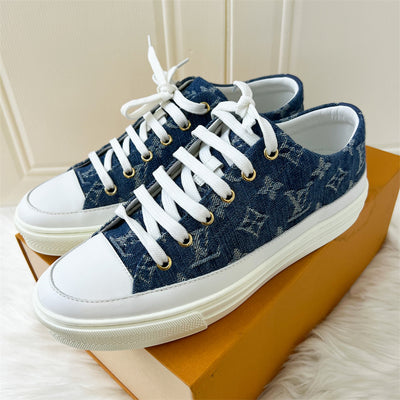 LV Stellar Sneaker in Denim size 38.5