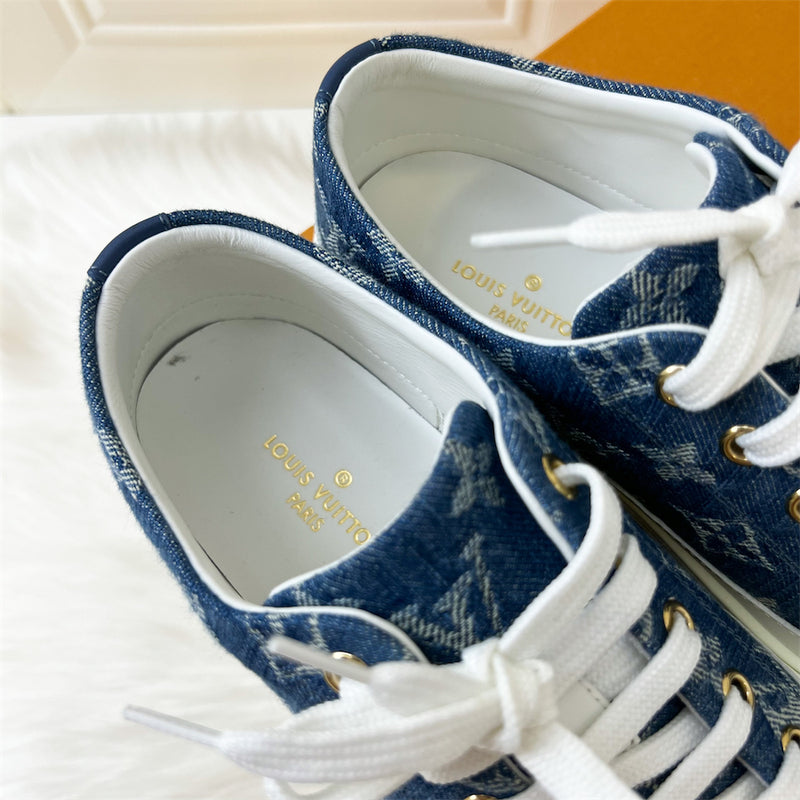 LV Stellar Sneaker in Denim size 38.5