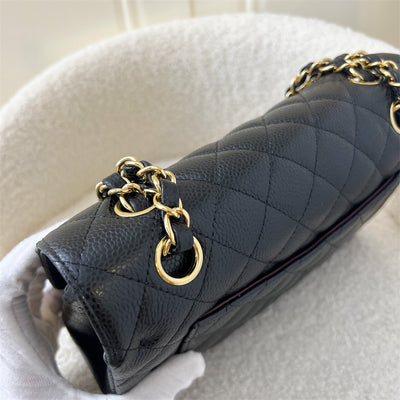 Chanel Classic Flap CF in Small Black Caviar GHW (2021)