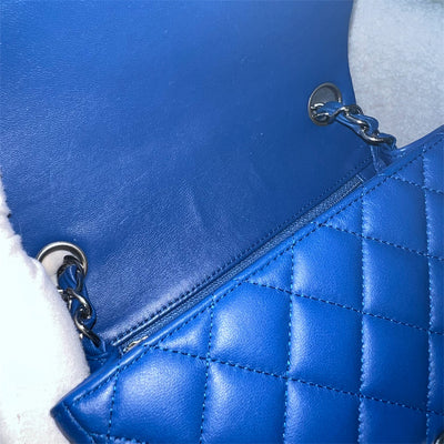 Chanel Classic Square Mini Flap in Royal Blue Lambskin SHW