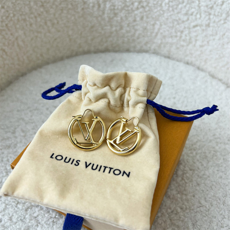 LV Louise PM Earrings in Gold Tone HW