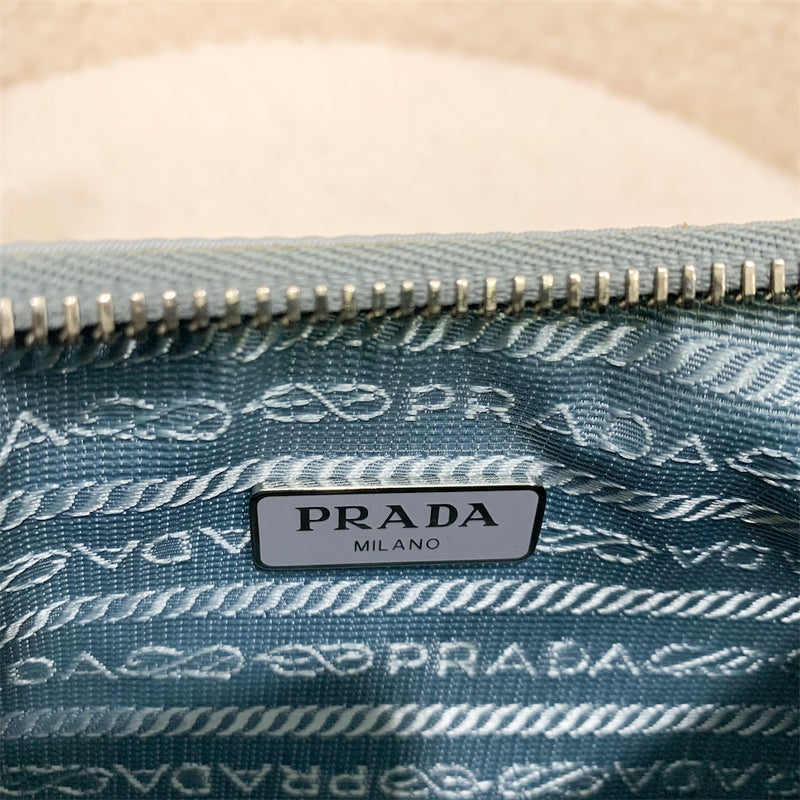 Prada Re-Edition 2005 Re-Nylon bag in Pale Blue Nylon SHW