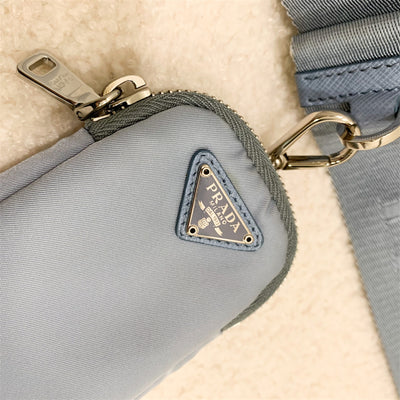 Prada Re-Edition 2005 Re-Nylon bag in Pale Blue Nylon SHW