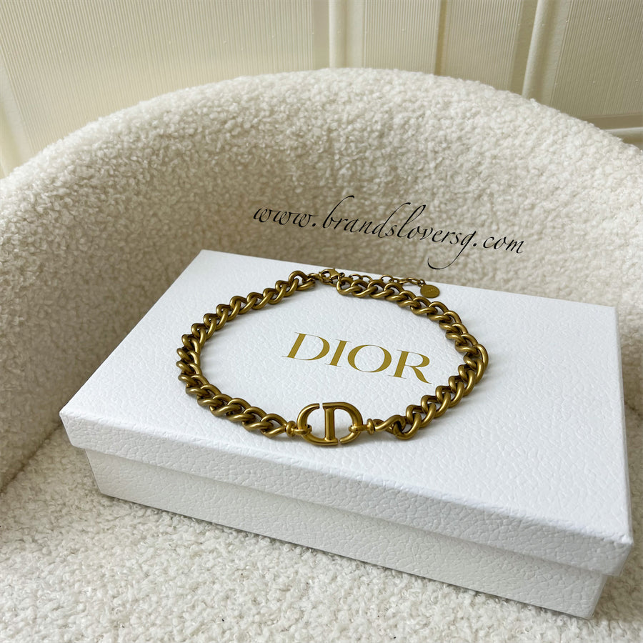 Dior Classic CD Navy Choker in AGHW – Brands Lover