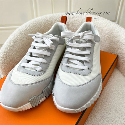 Hermes Bouncing Sneaker in Grey Sz 39.5