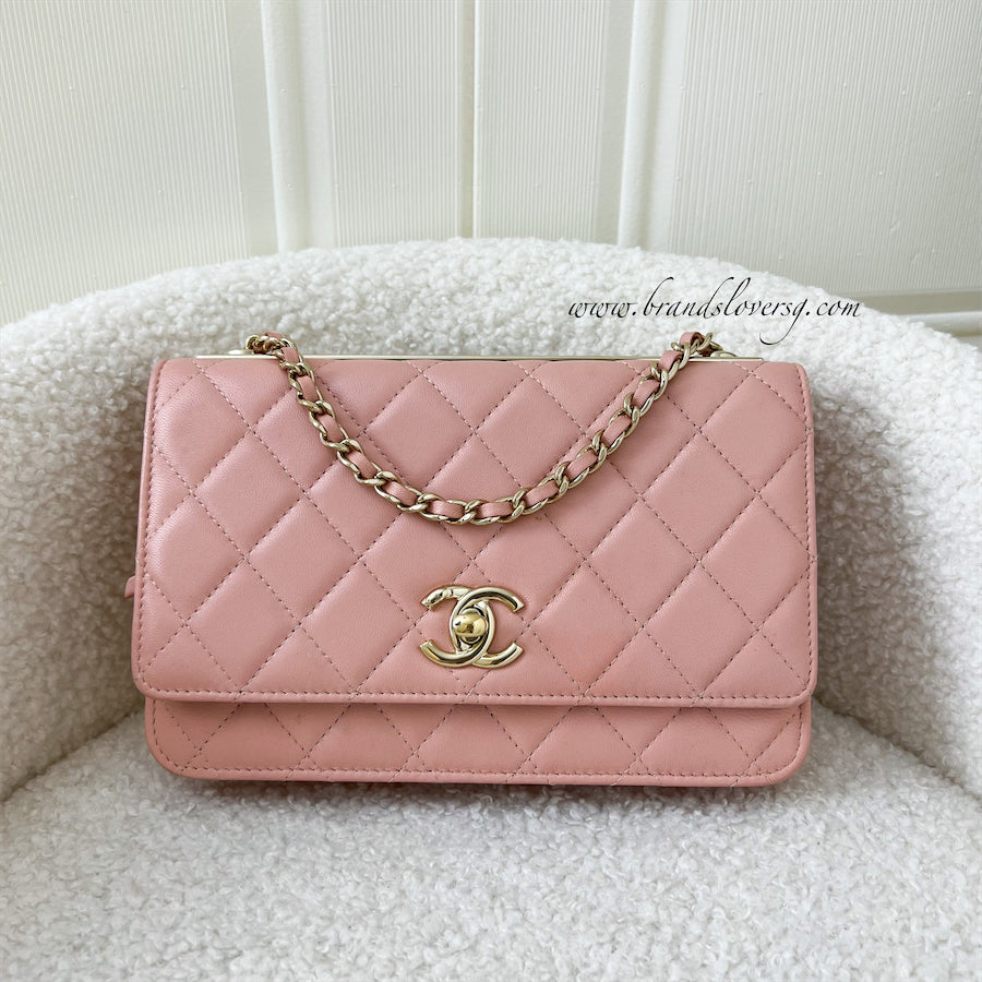 Chanel 20S Pink Trendy CC Wallet on Chain LGHW – Brands Lover