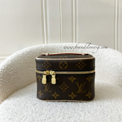 LV Nano Nice in Monogram Canvas GHW