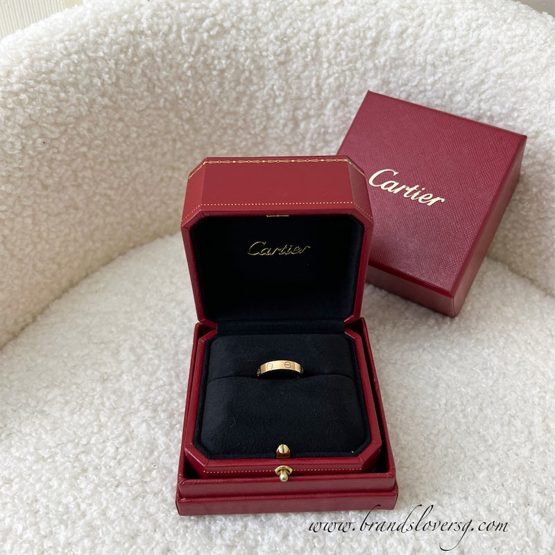 Cartier Love Ring in 18K Rose Gold (Wedding Band)