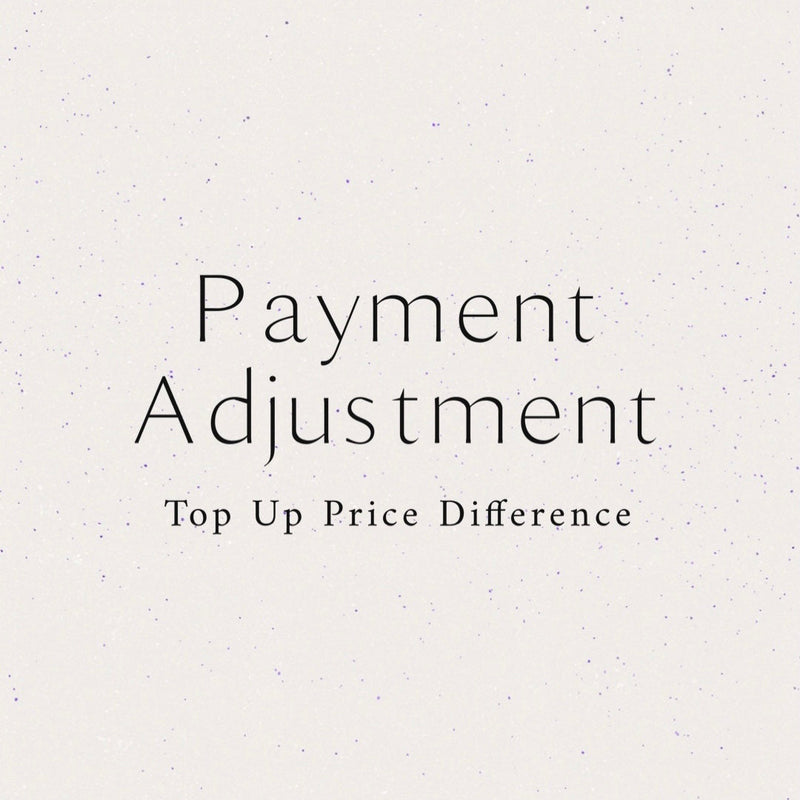 Copy of Payment adjustment - Top up